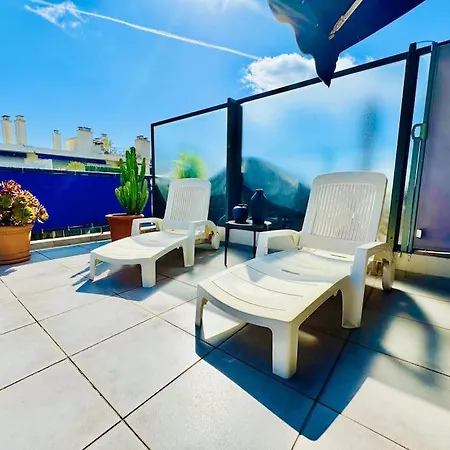 Le Pam's, De Standing Pour 4 Prs, Terrasse Et Parking Antibes